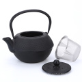 4 piece Japanese Cast Iron Teapot Set Black
